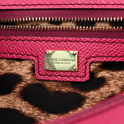 Dolce & Gabbana Dauphine Small Miss Sicily Satchel Rosa Geranio 5 of 12
