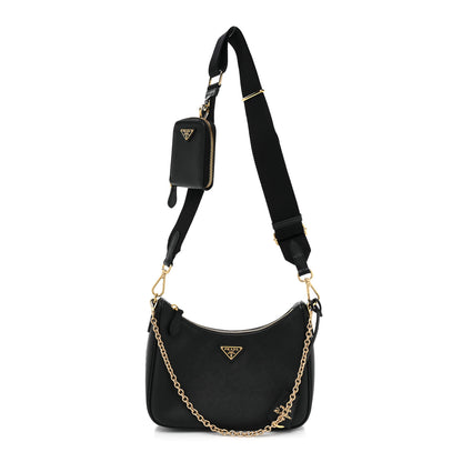 Prada Saffiano Lux Re-Edition 2005 Shoulder Bag Black 1 of 9