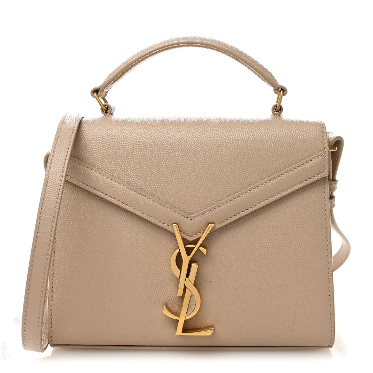 Grain de Poudre Mini Classic Monogram Cassandra Top Handle Dark Beige