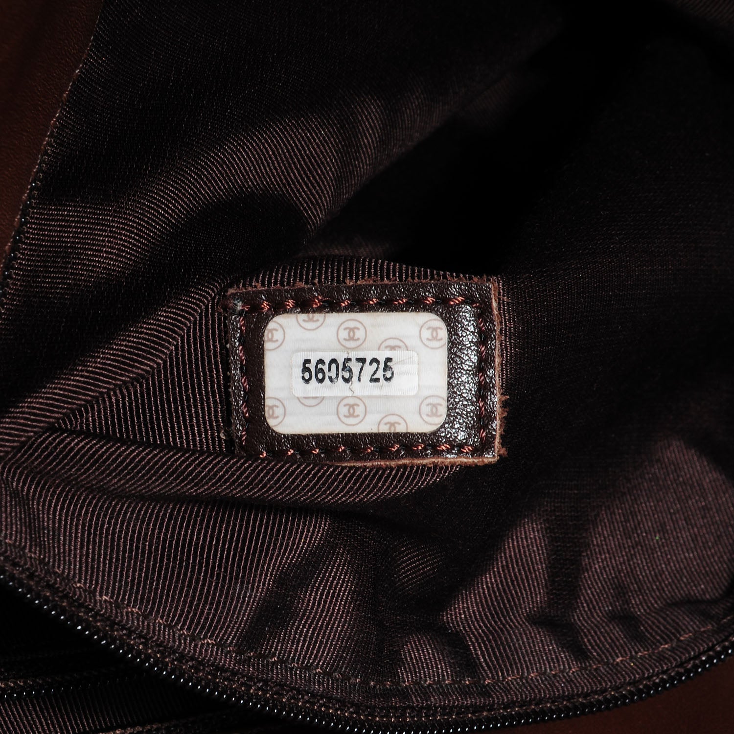 Chanel Leather CC Tote Brown 7 of 7