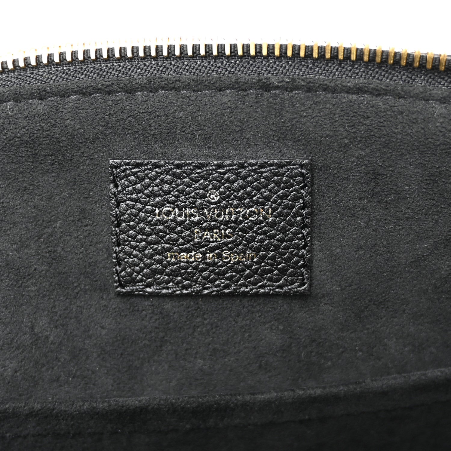 Louis Vuitton Empreinte Monogram Giant Petit Palais Black Beige 7 of 10