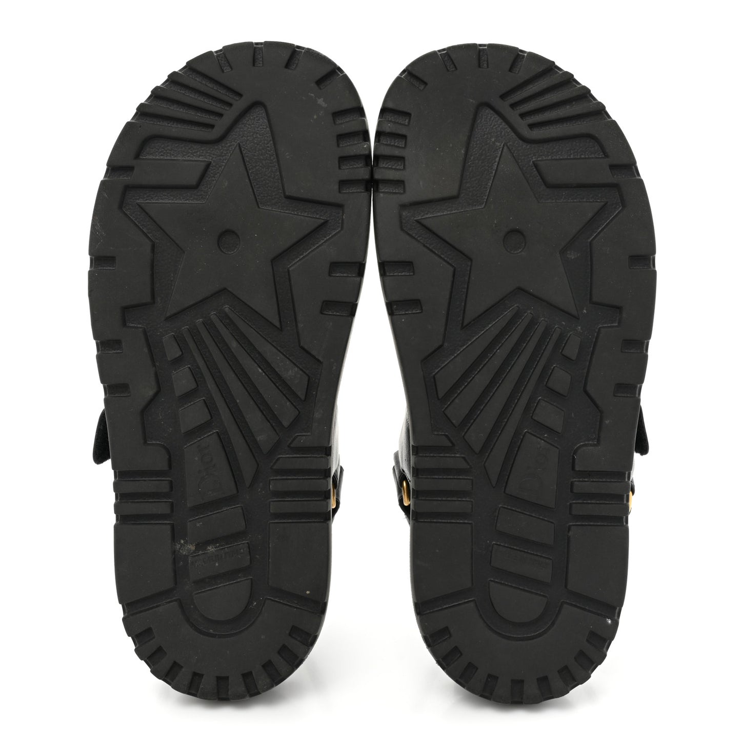 Lambskin Dioract 10mm Sandals 37 Black