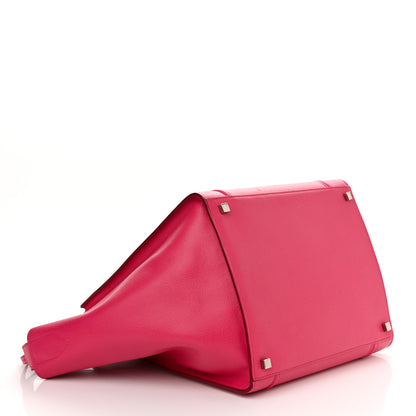 Celine Grained Calfskin Medium Phantom Luggage Fuchsia 4 of 16