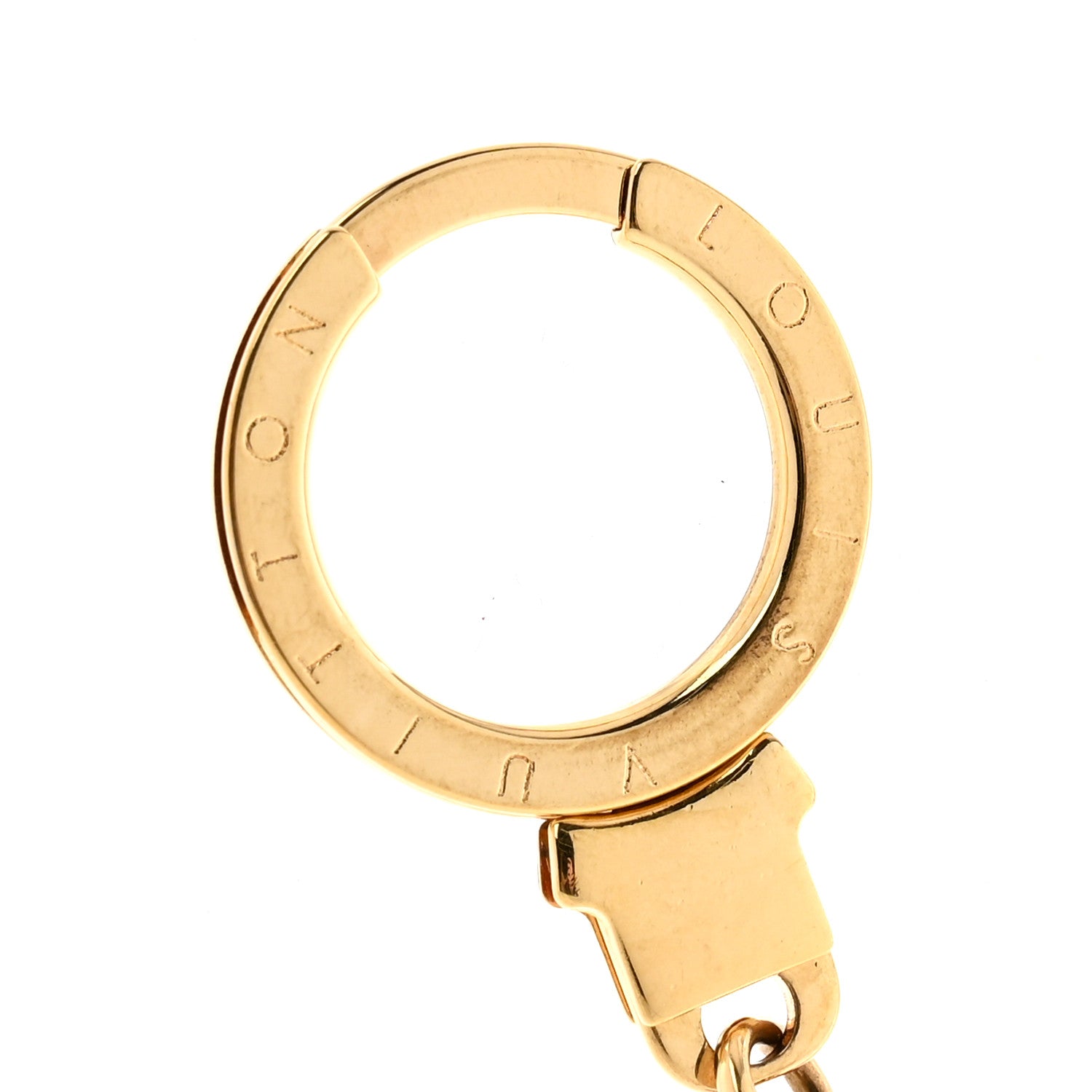 Louis Vuitton Love Lock Heart Key Chain Holder Bag Charm 4 of 5