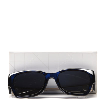 Christian Dior Acetate Rectangular 30 Montaigne 1 Sunglasses Blue 5 of 5