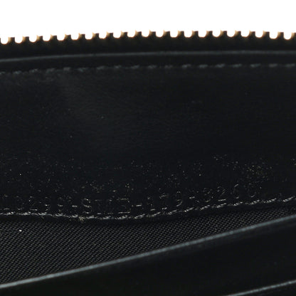 Fendi Vitello Liberty Century Lucido By The Way Zip Around Wallet Black 6 of 12