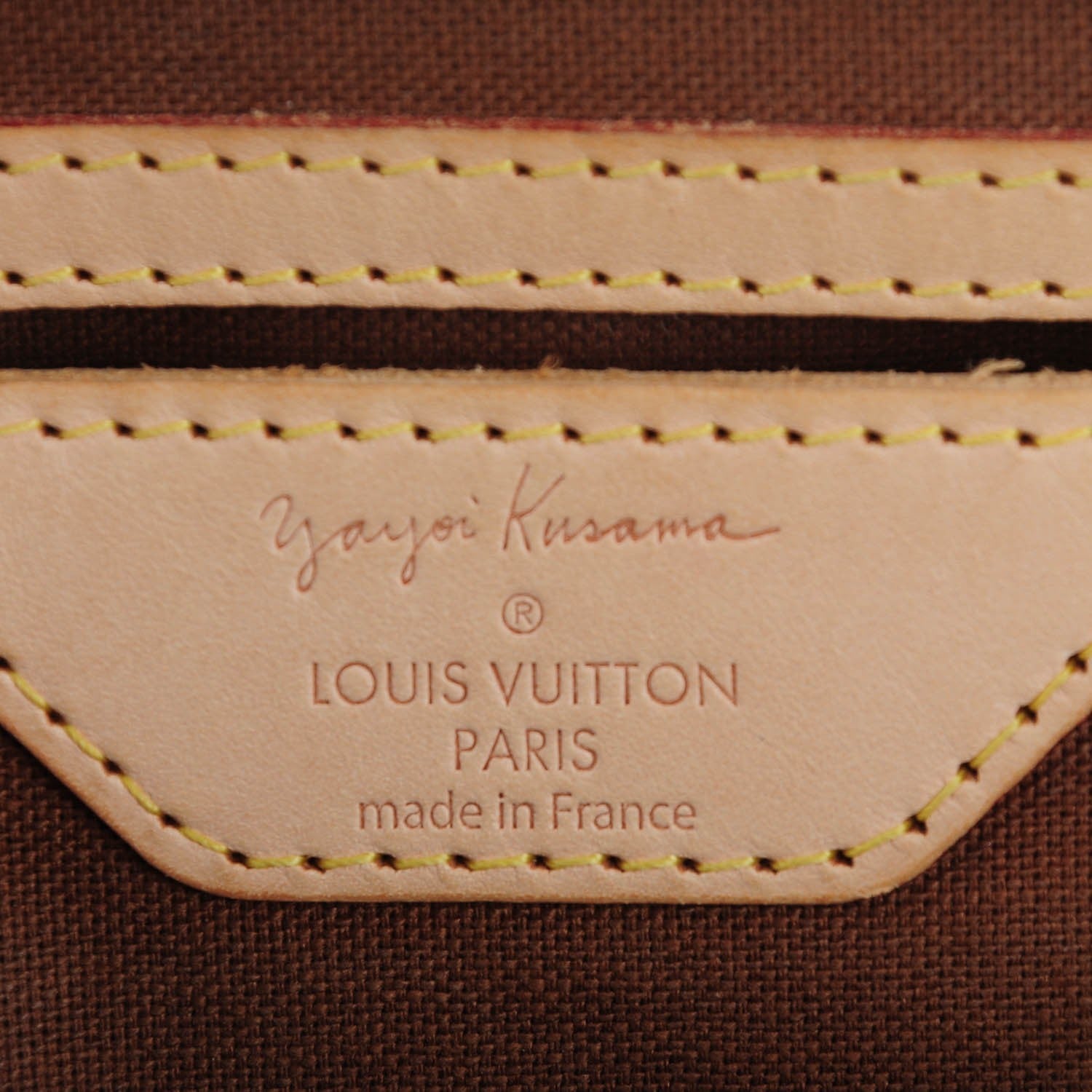 Louis Vuitton Monogram Kusama Town Speedy 30 Blue 3 of 4