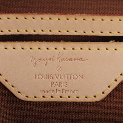 Louis Vuitton Monogram Kusama Town Speedy 30 Blue 3 of 4