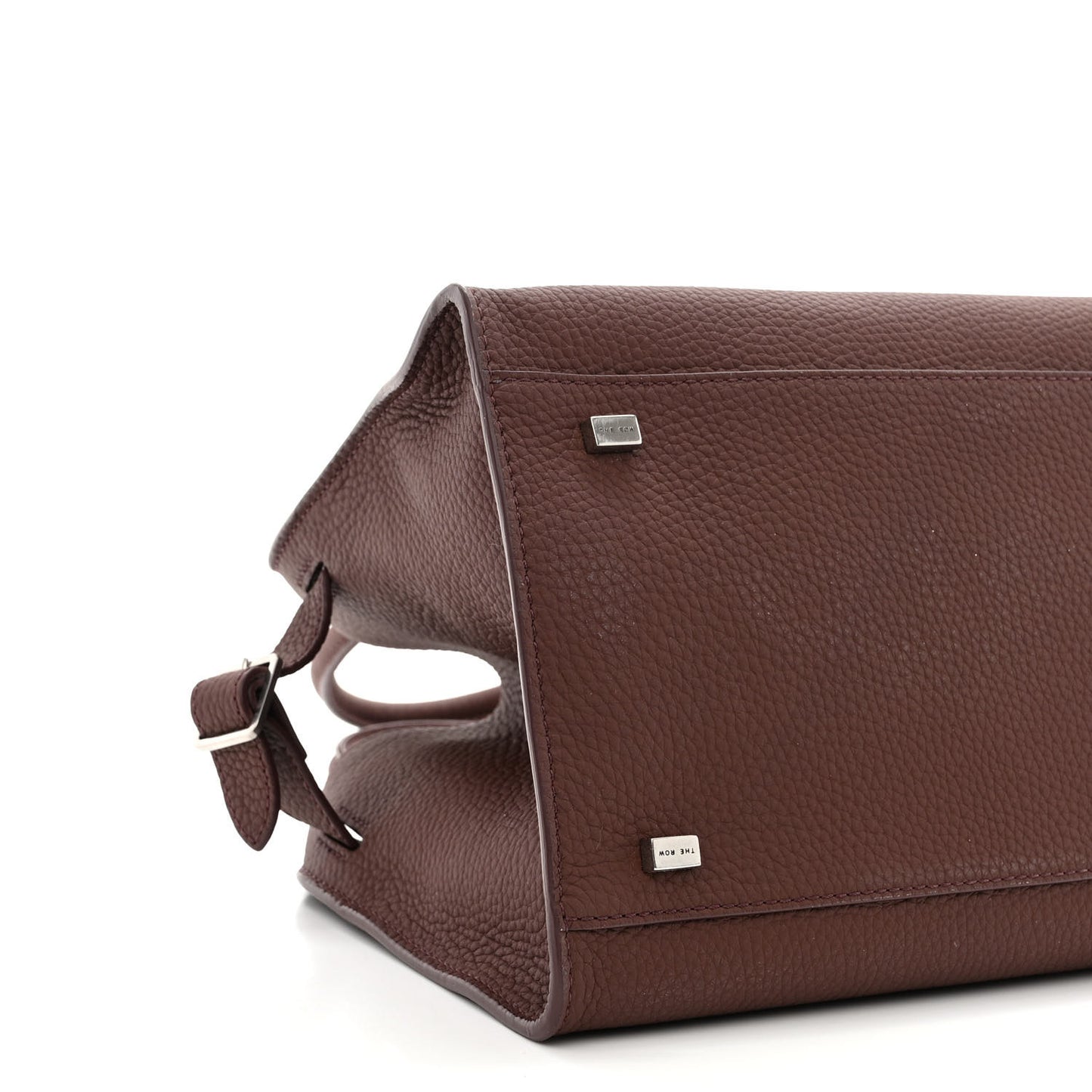 Grained Calfskin Soft Margaux 10 Bag Dark Mocha