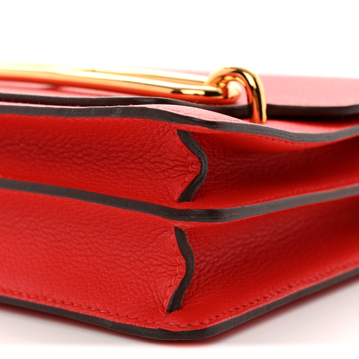 Hermes Evercolor Mini Sac Roulis Rouge Tomate 10 of 10
