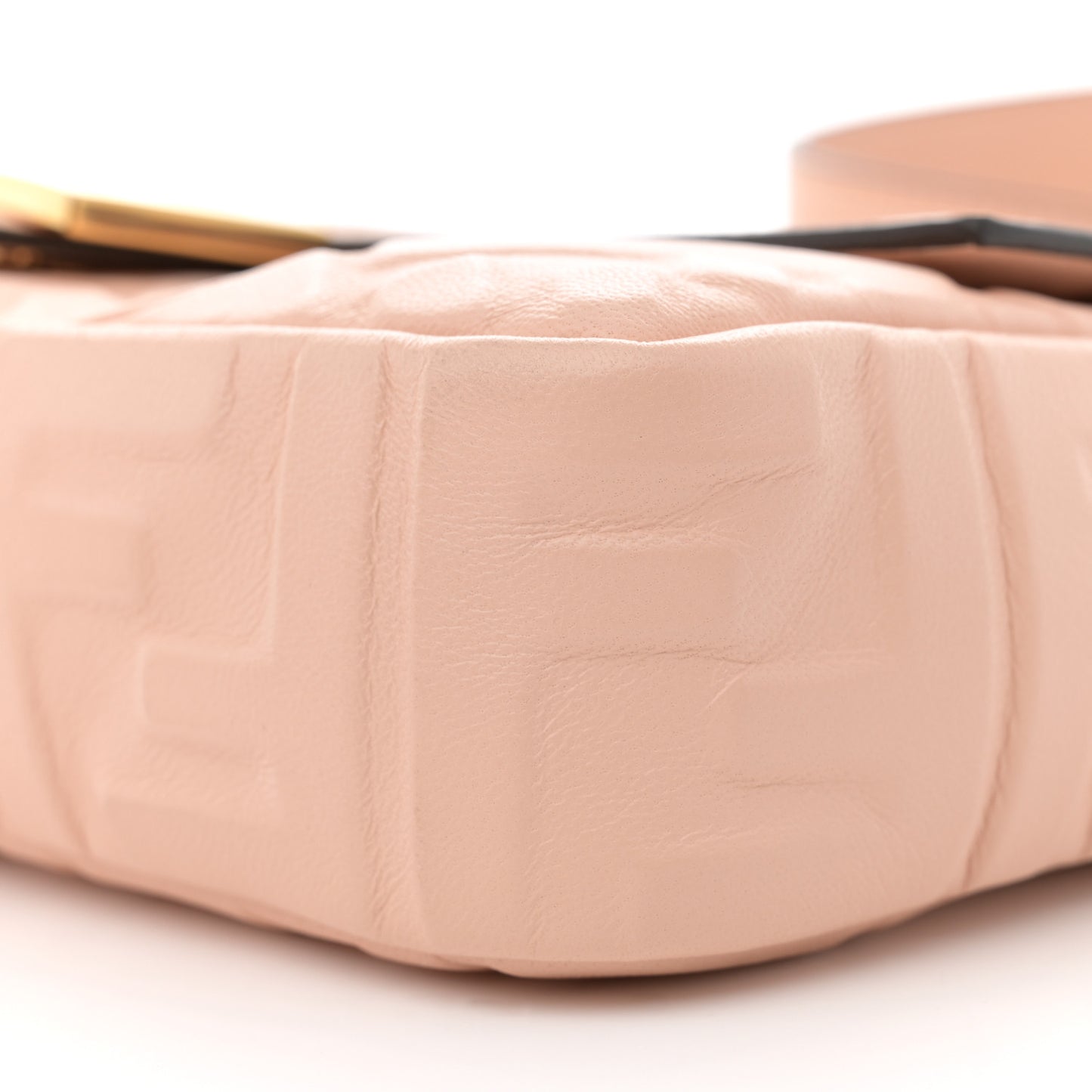Nappa FF 1974 Embossed Baguette Rosa Quarzo
