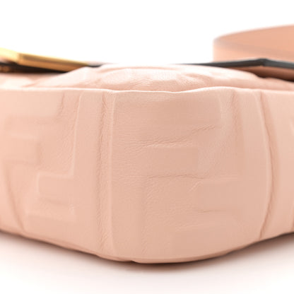 Fendi Nappa FF 1974 Embossed Baguette Rosa Quarzo 10 of 12