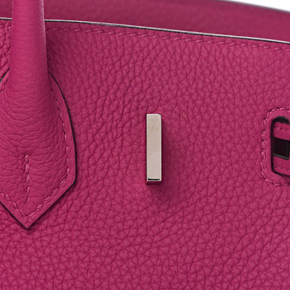 Hermes Togo Birkin 25 Rose Pourpre 24 of 46