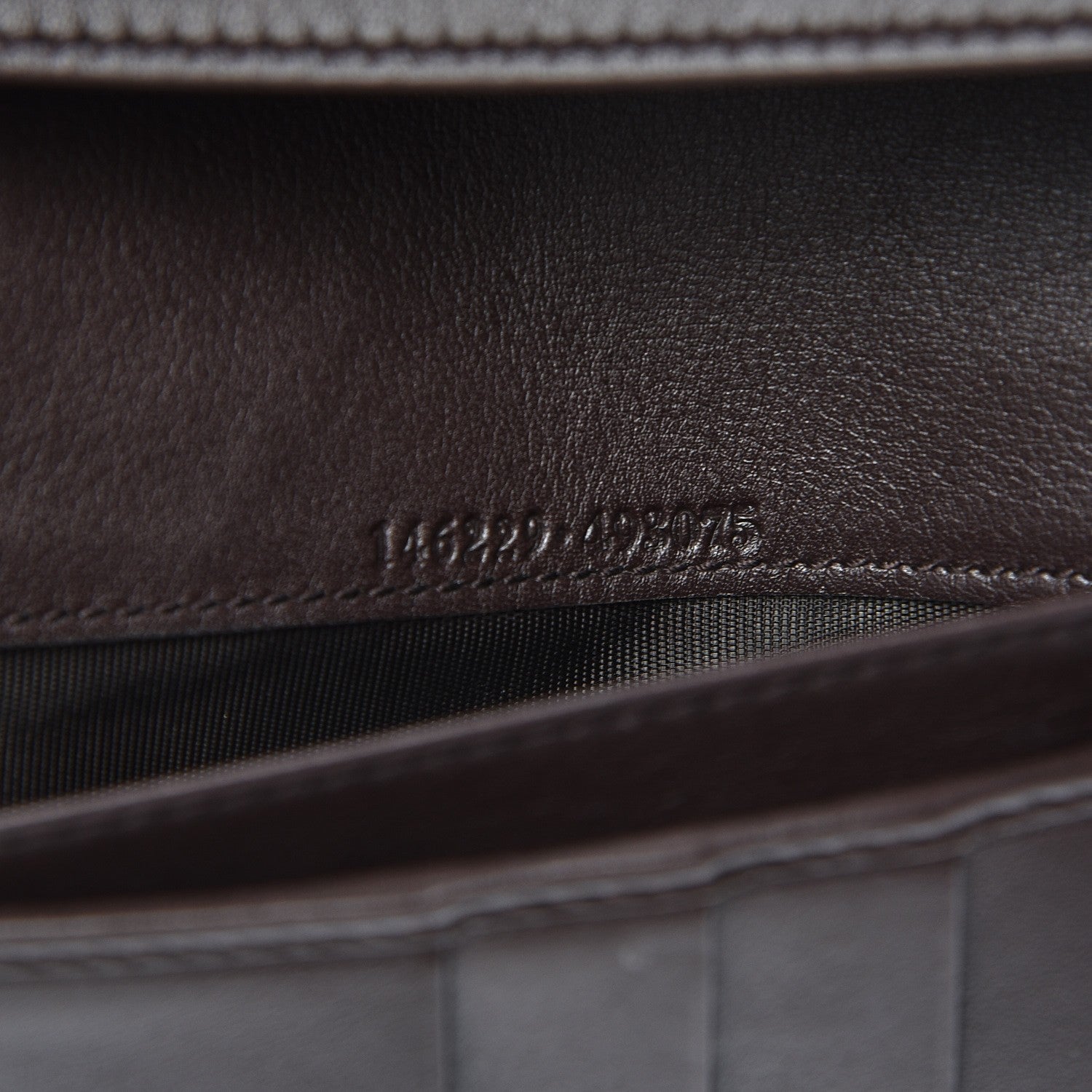 Gucci Guccissima Continental Wallet Dark Brown 7 of 8