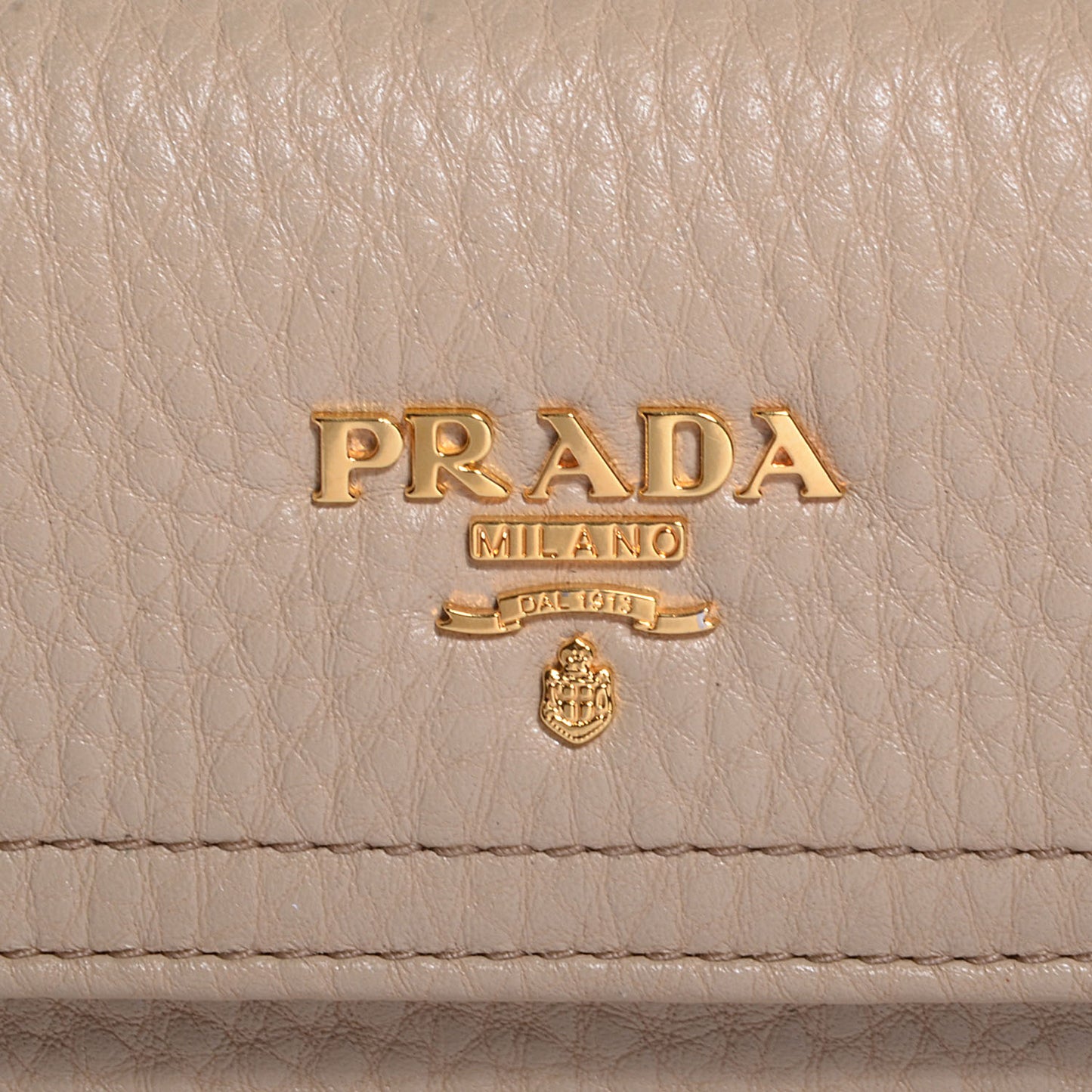 Vitello Daino Compact Wallet Sabbia