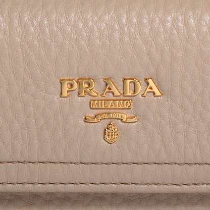 Prada Vitello Daino Compact Wallet Sabbia 6 of 11