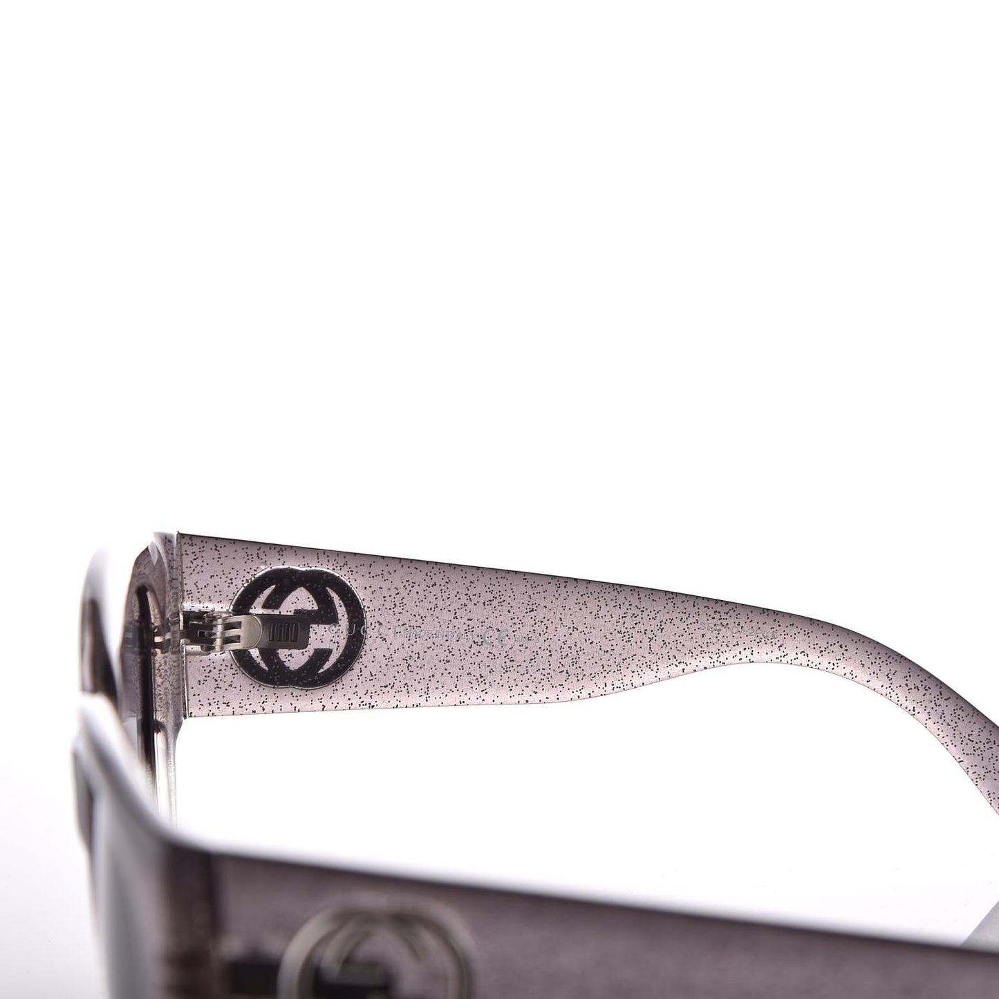 Glitter Square Optyl Sunglasses 3814/S Gray Silver