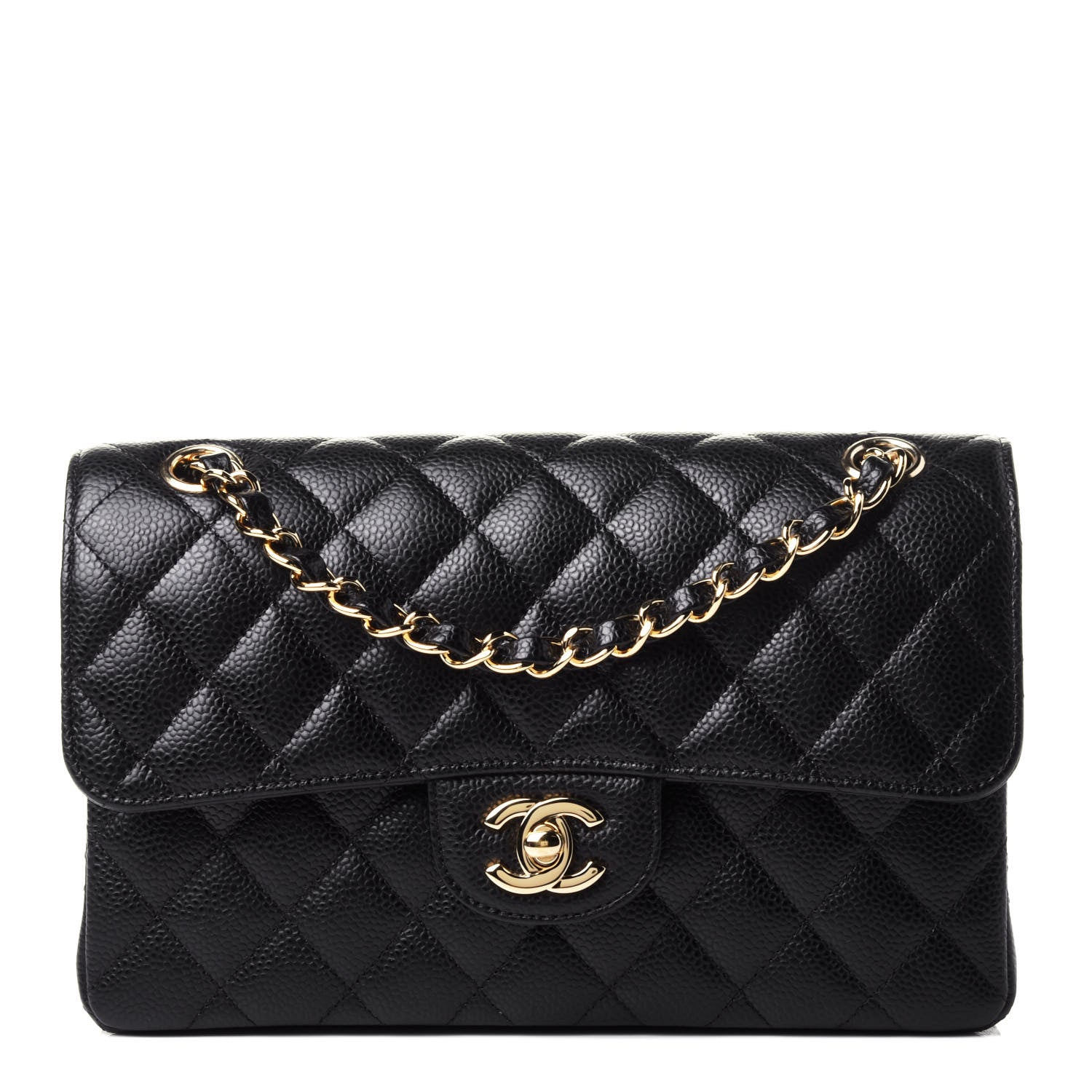 Chanel Caviar Quilted Small Double Flap Black 1 of 4