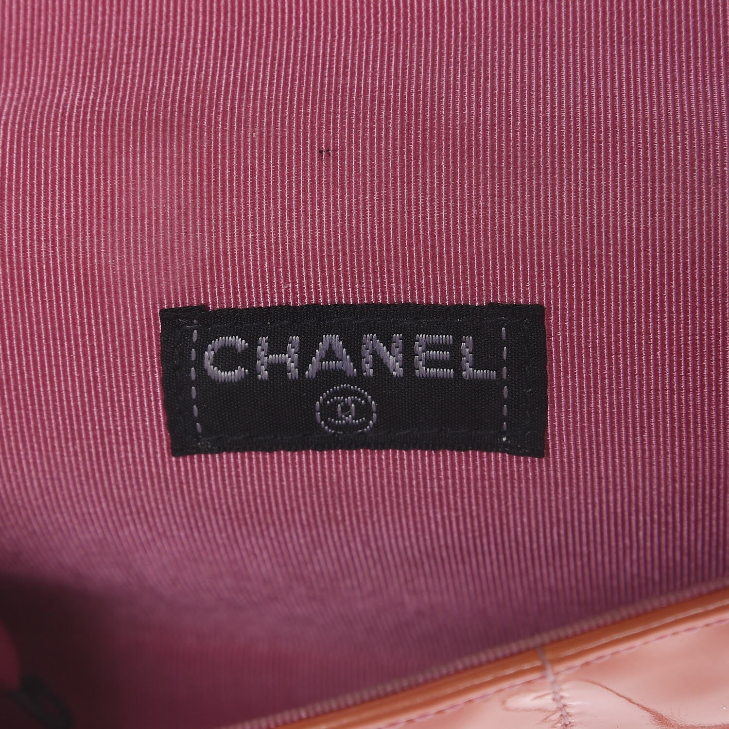 Chanel Patent Square Quilted Extra Mini Convertible Flap Belt Bag Orange 6 of 12