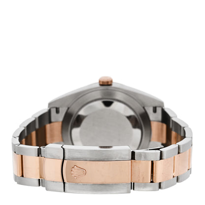 Rolex Stainless Steel 18K Everose Gold 41mm Oyster Perpetual Datejust Watch Sundust 126301 3 of 5