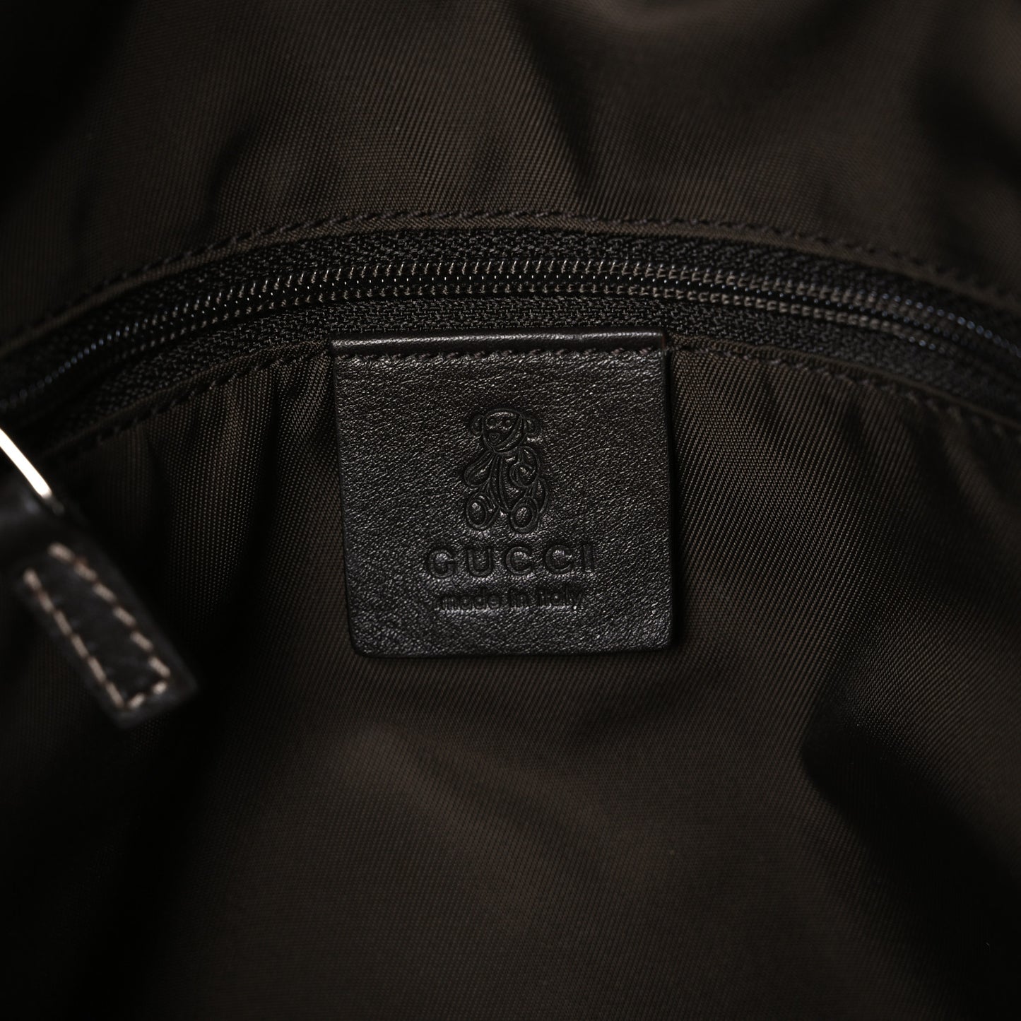 GG Supreme Monogram Margaux Calfskin Childrens Day Backpack Beige Ebony Cocoa Dark Chocolate