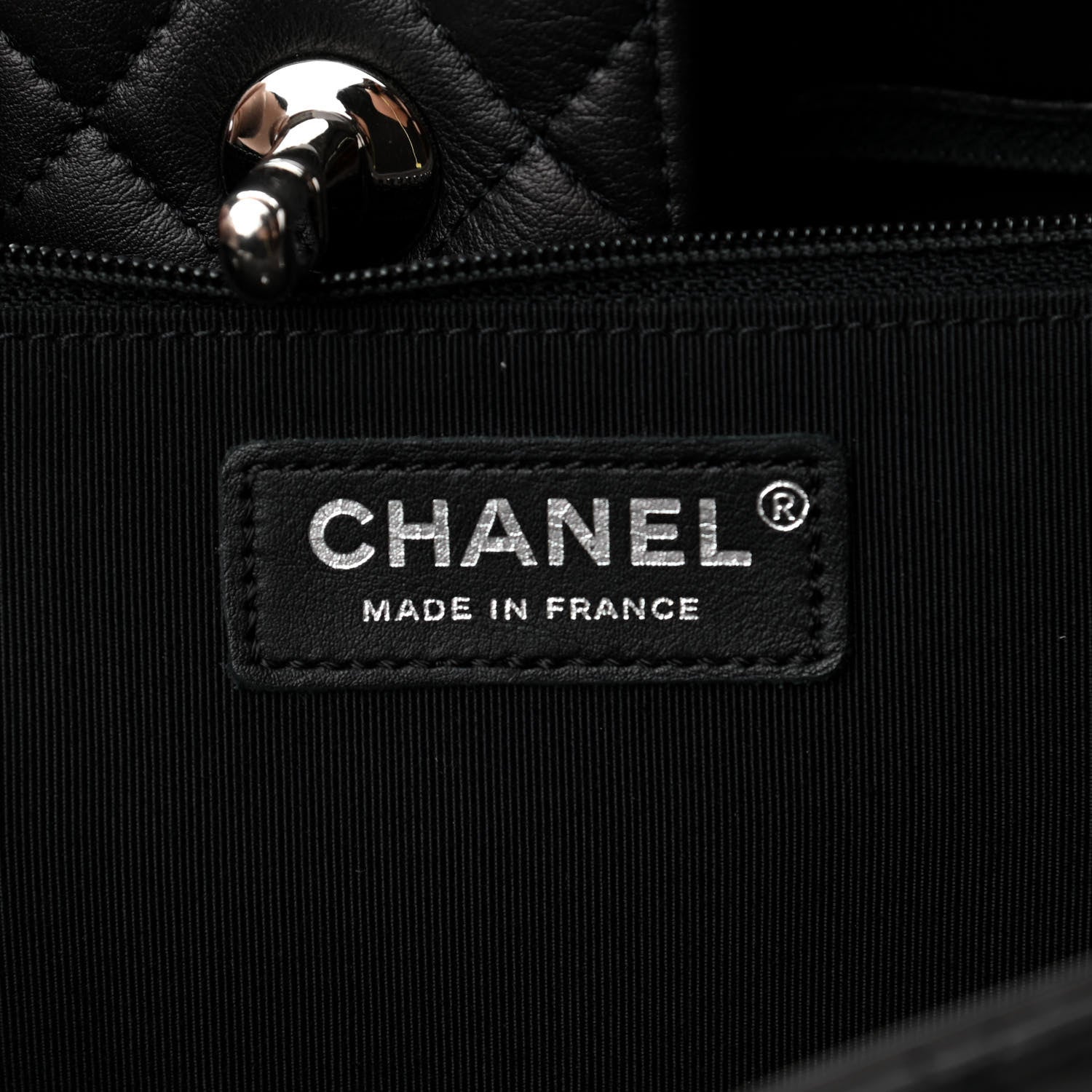 Chanel Calfskin Quilted Large Classic Shopping Tote Black 6 of 10