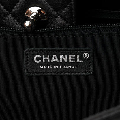 Chanel Calfskin Quilted Large Classic Shopping Tote Black 6 of 10
