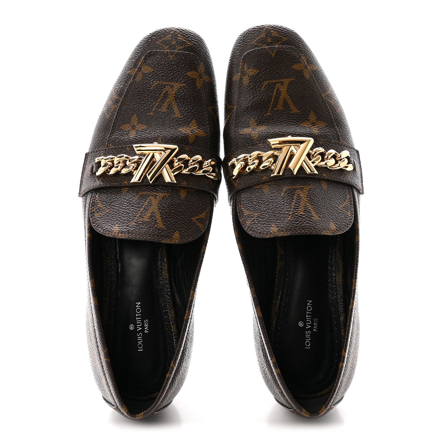 Louis Vuitton Monogram Upper Case Flat Loafer 38.5 2 of 9