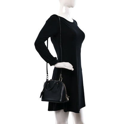 Louis Vuitton Epi Alma BB Black 2 of 8