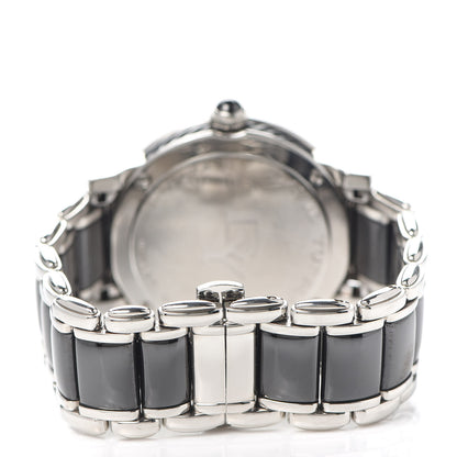 David Yurman Stainless Steel Ceramic Diamond Bezel 38mm Classic Quartz Watch Black 3 of 5
