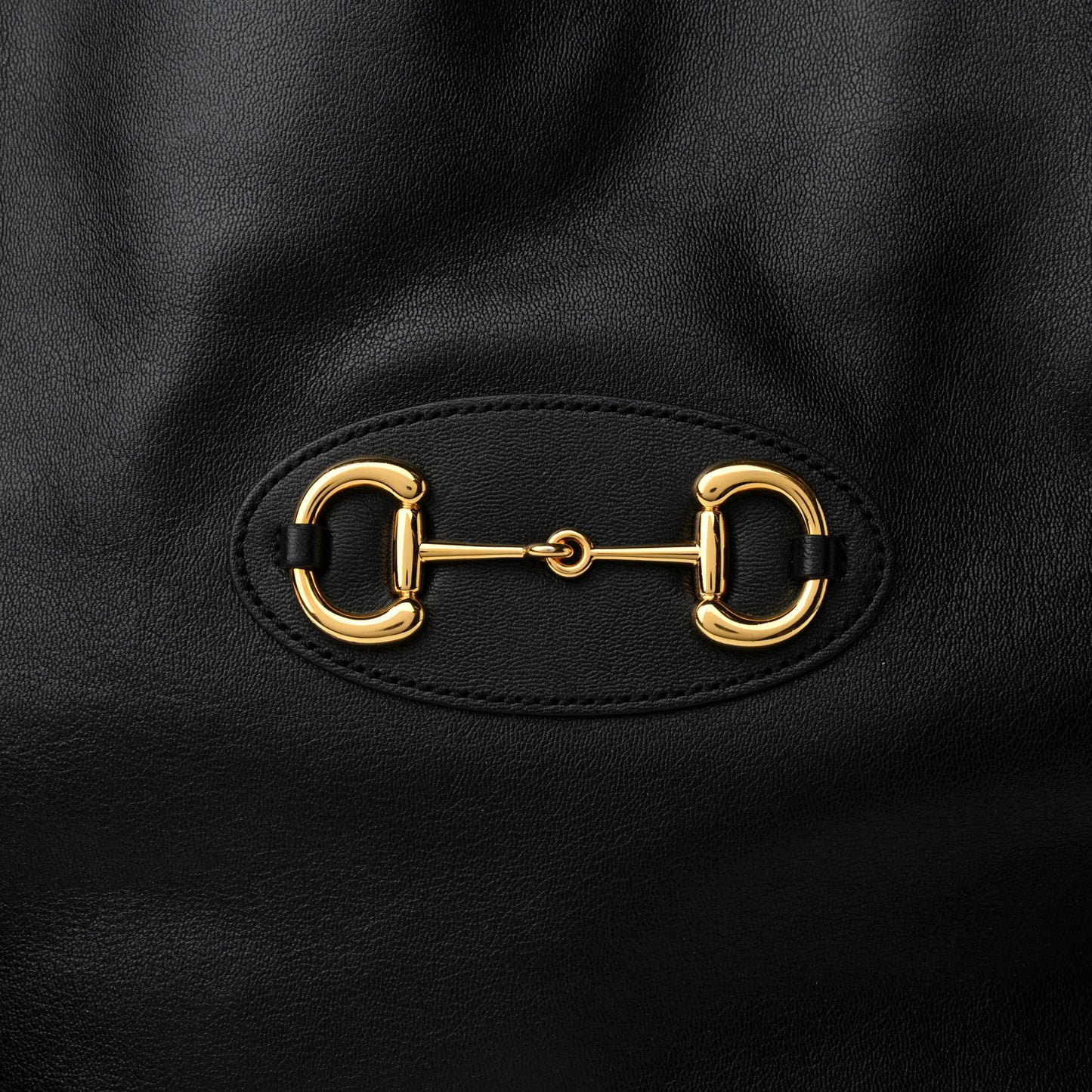 Calfskin Large Horsebit 1955 Tote Bag Black