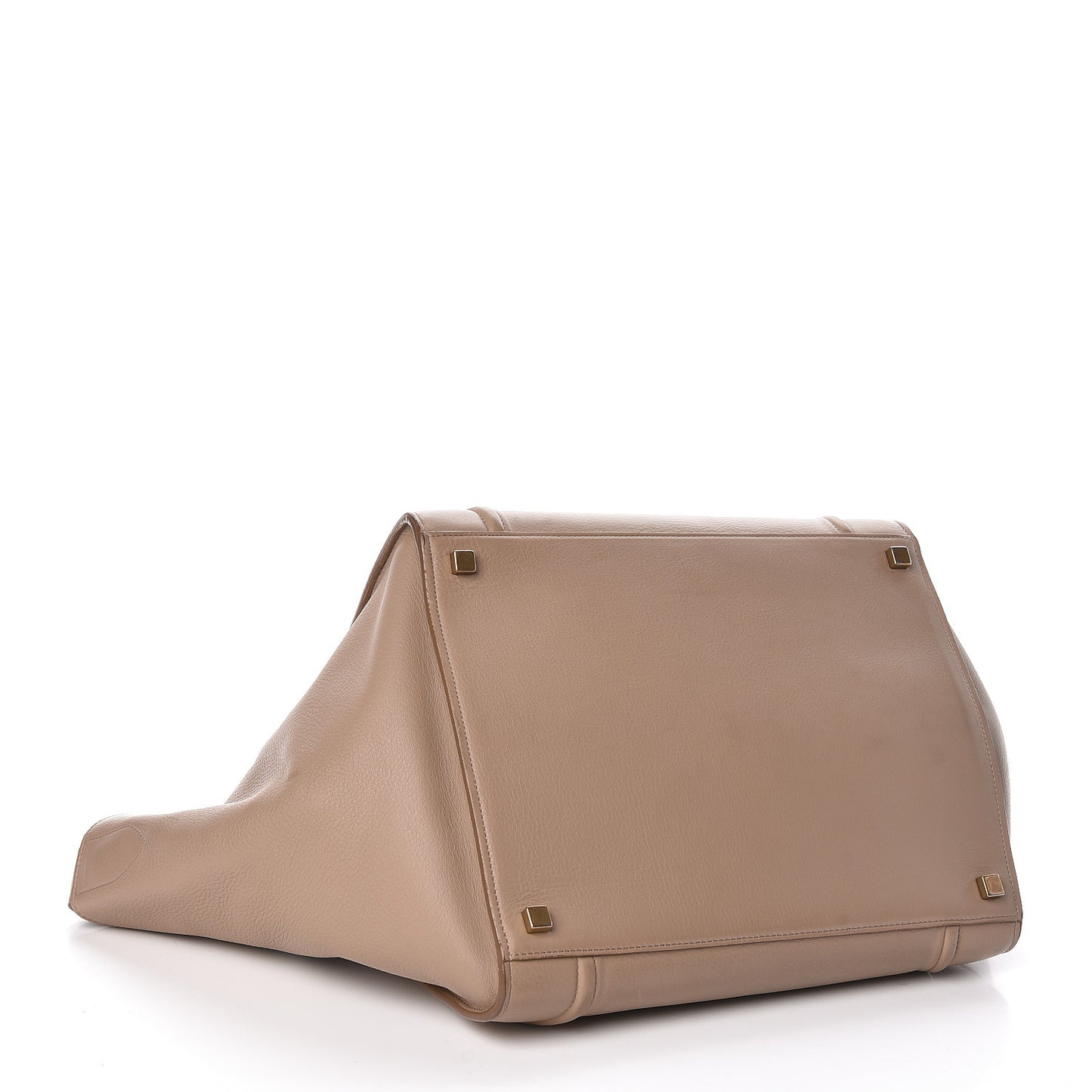 Supple Calfskin Medium Phantom Luggage Beige