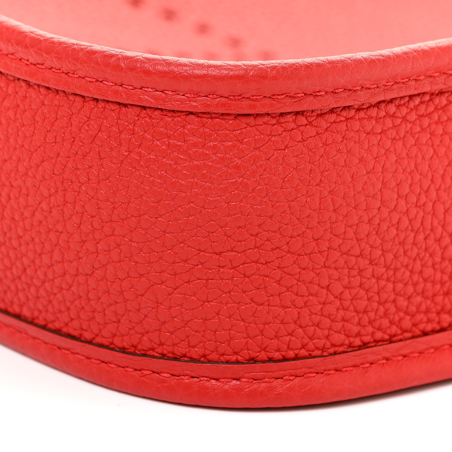 Hermes Taurillon Clemence Evelyne TPM Rouge De Coeur 9 of 10