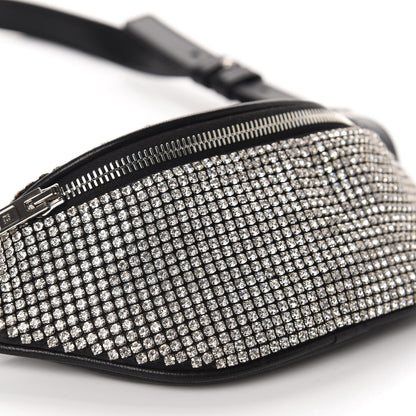 Alexander Wang Rhinestone Mesh Mini Attica Belt Bag Black 6 of 10