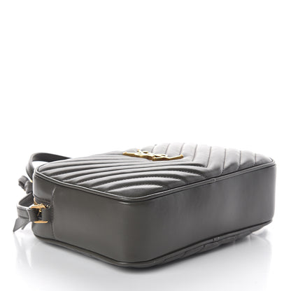 Saint Laurent Calfskin Matelasse Monogram Lou Camera Bag Pebble 3 of 7