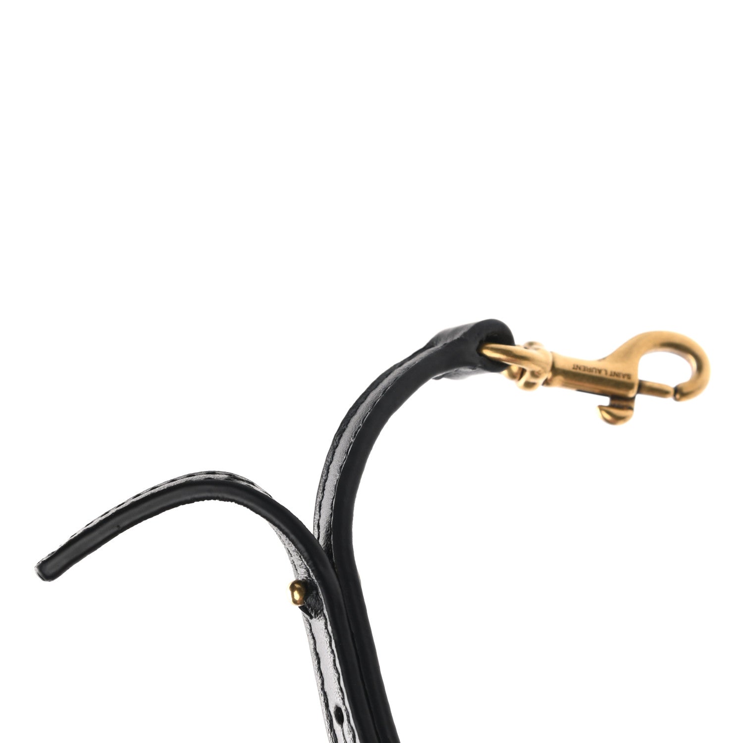 Saint Laurent Velvet Y Quilted Monogram Toy Loulou Chain Satchel French Black 11 of 11