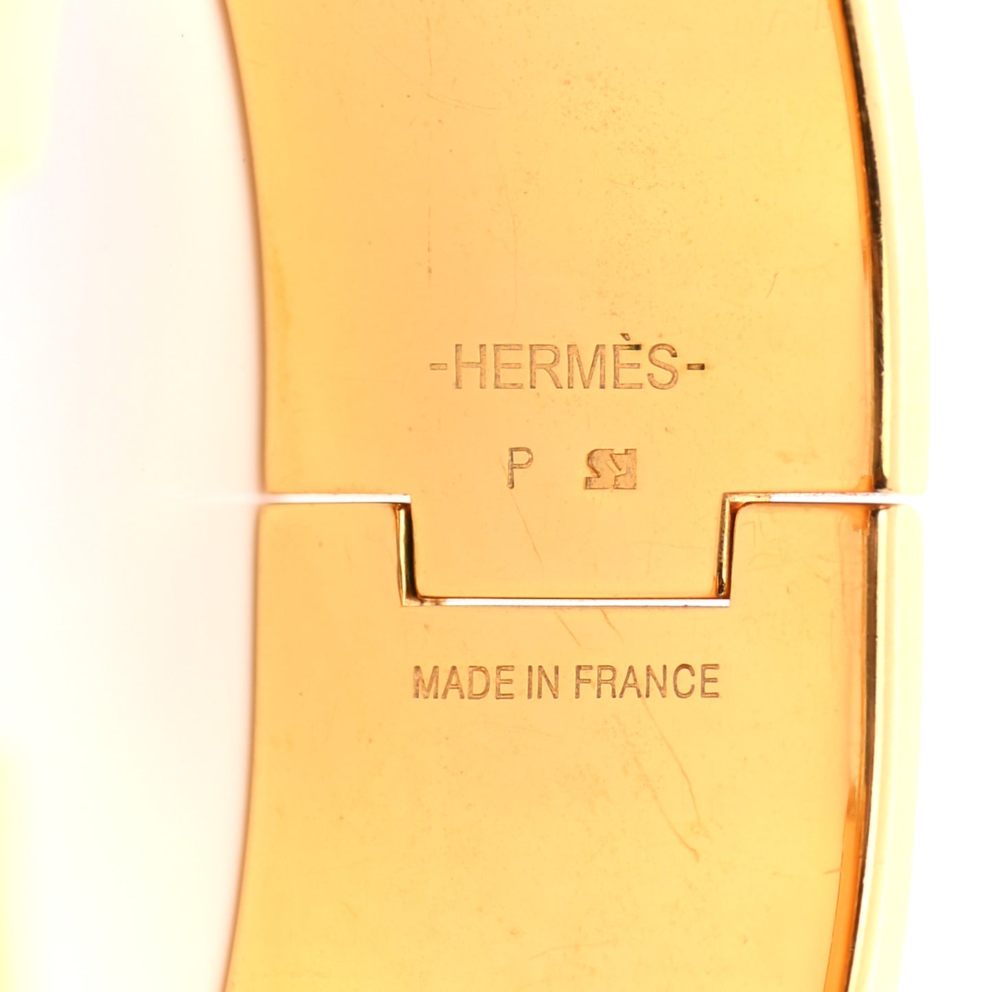 Enamel Wide Clic Clac H Bracelet PM Red