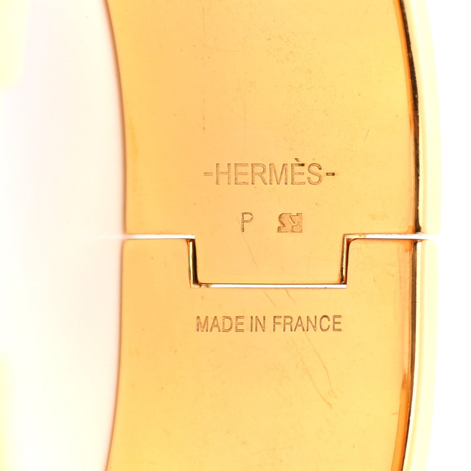 Hermes Enamel Wide Clic Clac H Bracelet PM Red 4 of 4