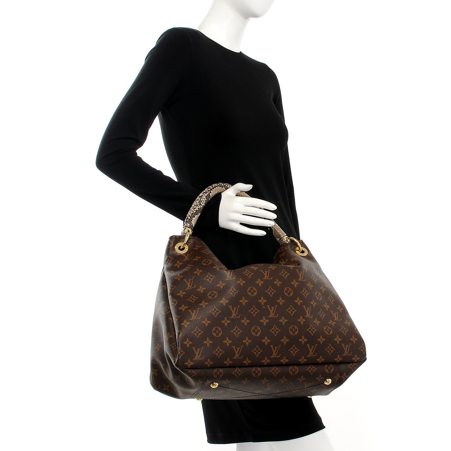 Louis Vuitton Snakeskin Monogram Artsy MM 2 of 8