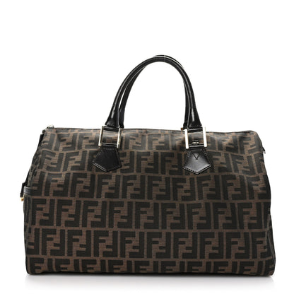 Fendi Zucca Cuoio Lucido Large Chef Boston Tobacco Moro 1 of 11