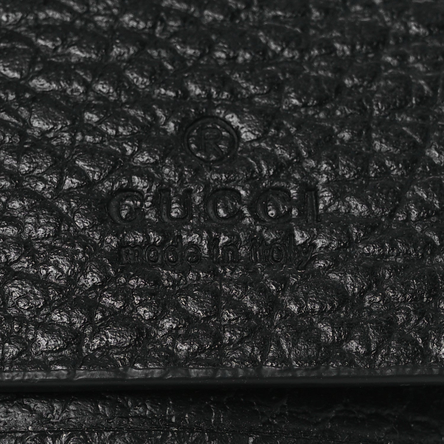 Gucci Pebbled Calfskin GG Marmont 6 Key Holder Black 6 of 8