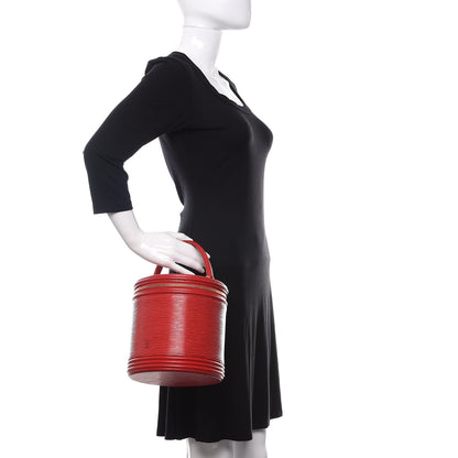 Louis Vuitton Epi Cannes Castillan Red 2 of 12