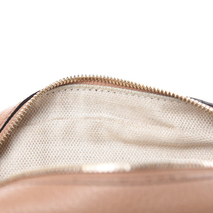 Gucci Pebbled Calfskin Small Soho Disco Bag Rose Beige 15 of 16
