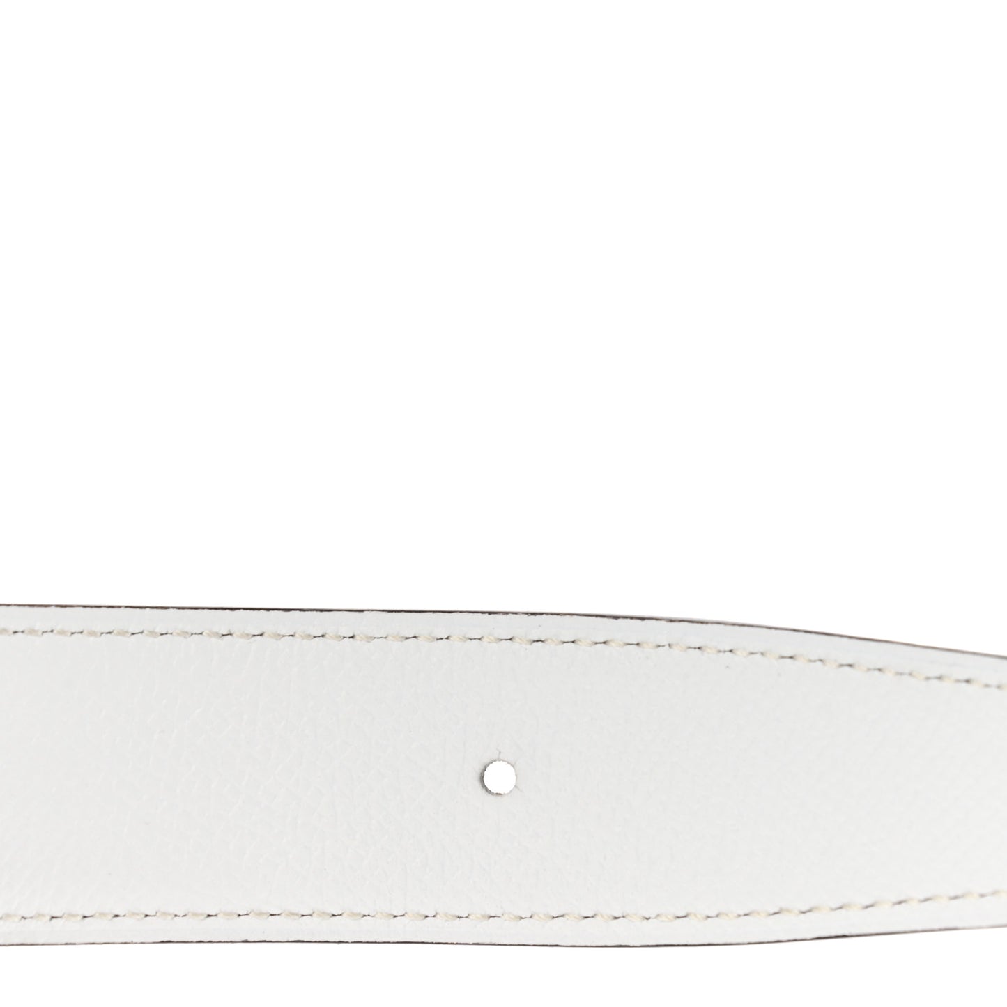 Epsom PVD Plated 32mm H Belt 80 Etoupe White