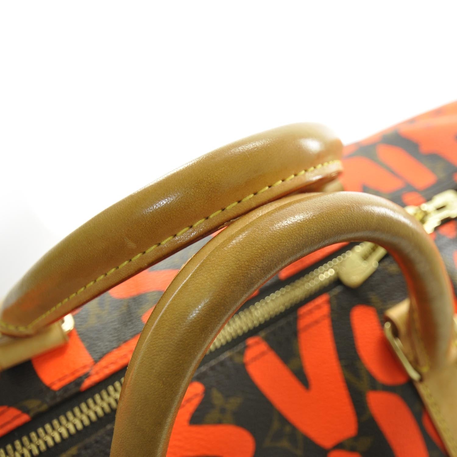 Louis Vuitton Monogram Graffiti Keepall 50 Orange 4 of 8