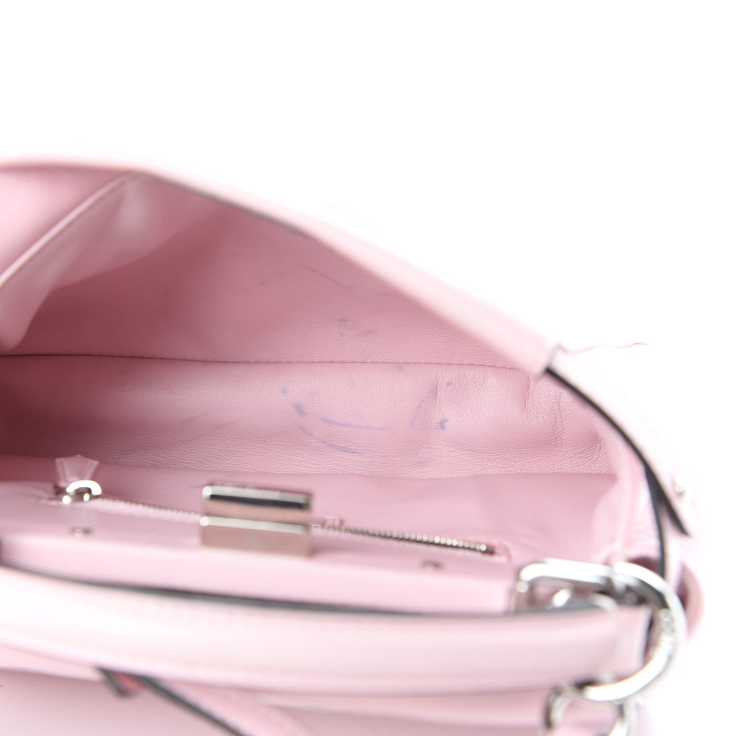 Fendi Nappa Mini Peekaboo Iconic Satchel Peonia 6 of 18