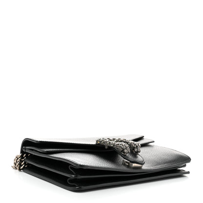 Gucci Pebbled Calfskin Small Dionysus Shoulder Bag Black 4 of 10