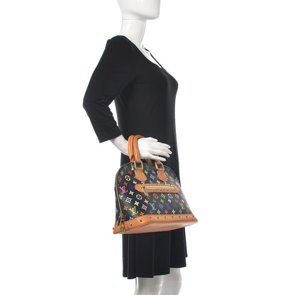 Louis Vuitton Monogram Multicolor Alma Black 2 of 17