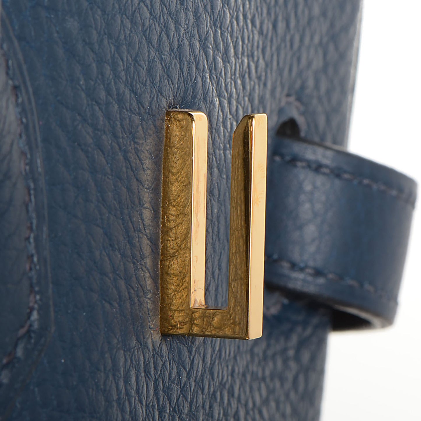 Taurillon Clemence Birkin 35 Bleu Thalassa