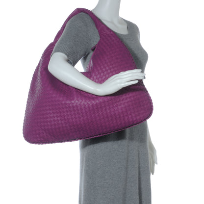Bottega Veneta Nappa Intrecciato Maxi Veneta Hobo Orchid 2 of 8